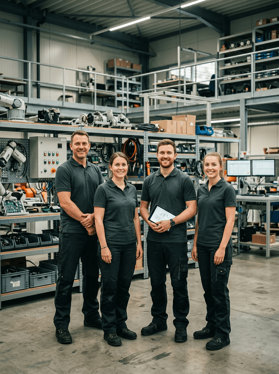 STARC AUTOMATION team in warehouse facility